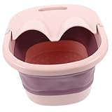 Seau de trempage des pieds à domicile - le produit est doté d'un déflecteur de verrouillage de la température, qui peut ralentir les vitesses de refroidissement de l'eau chaude, surélever le fond, du sol, réduire la dissipation de la chaleur, afin que vous puissiez tremper vos pieds plus longtemps, de trempage portable