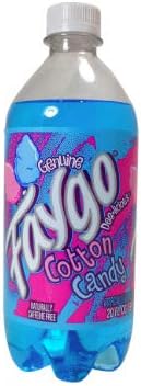 Cotton Candy 20 oz (6 pack) Soda Pop Plastic Bottles