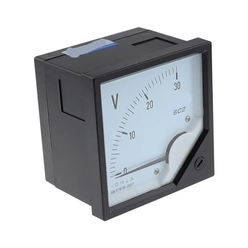 Voltmètre analogique CC 6C2-V aiguille pour panneau électrique 750V