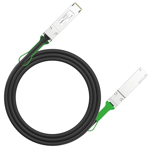 ipolex 40G QSFP+ DAC Twinax Cable, 40GBASE-CR4 Passive Direct Attach Copper Cable, 2m (6.56ft), 40G QSFP Cable for Cisco QSFP-H40G-CU1M, Meraki MA-CBL-40G-2M, Intel XLDACBL, Mikrotik, Netgear, TP-Link