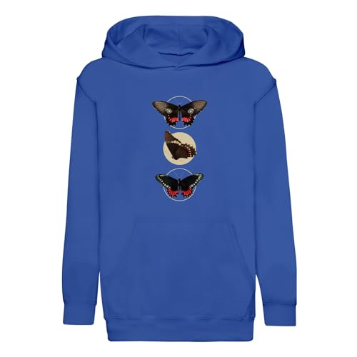 Sweat à capuche enfant papillons premium : fini les vêtements qui piquent