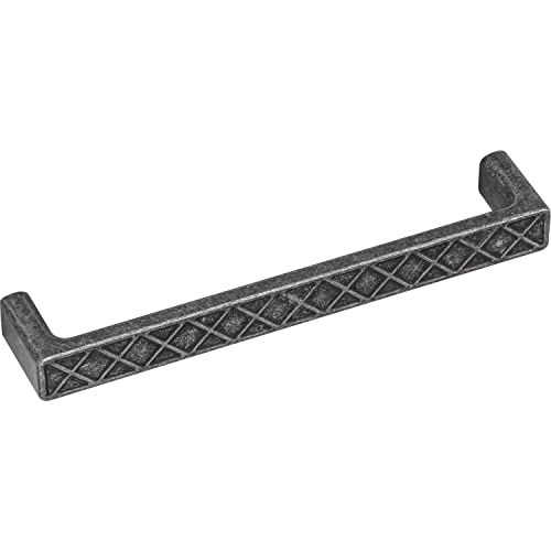 Furnipart Wafer La160 - Maniglia Per Mobili Quadrata - Raccordi Antichi, In Zinco Pressofuso Grigio Antico