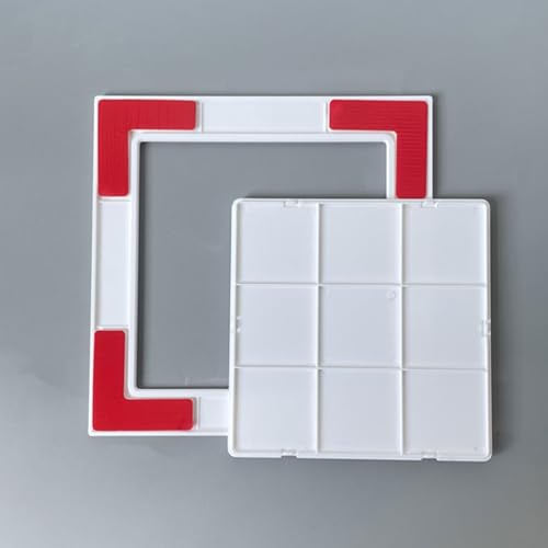 Revisionsklappe Selbstklebende Kunststoff-Revisionsklappe, Inspektionstür mit Schnappverschluss für Wände und Decken, Badezimmer-Wandlochabdeckung zum Verbergen Löcher(200x300mm(7 7/8x11 3/4\"))