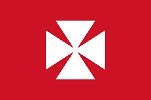 Drapeau Royal Standard of Uvea 1837-1858 grand format pour mât historique