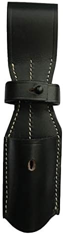 100% Leather Bayonet Frog for WW2 German K98 / Kar 98 / 98K Handstitched Bayonet with Secure Hook & Eye Closure