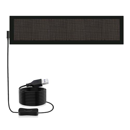 WLOSDMW Devil Eyes Light For Cars,Programmable Sign For Car,Led Matrix Panel,Flexible Digital Display,With Remote Control, Mobile Phone App Operation, Waterproof, Suitable For Various Scenes