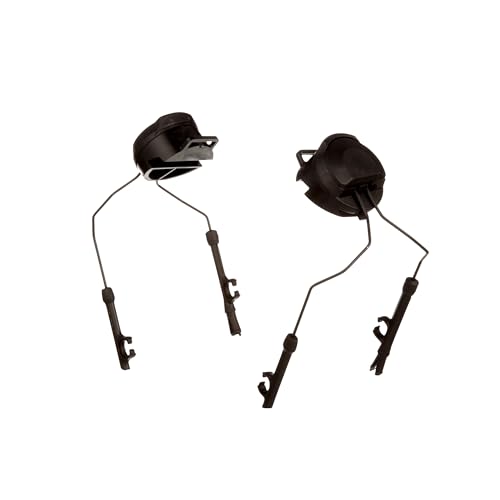 PROHEAR BR03 ARC Adapter for Peltor Shooting Earmuffs, Tactical Helmet Rail Adapter for Airsoft Hunting Hearing Protection, Black - PROHEAR