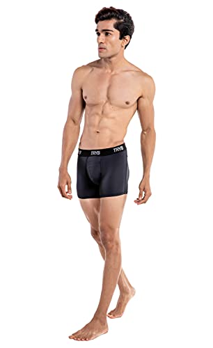 Image of TRYB Sports Underwear for Men | Stretchable Active Square Cut Trunks for Running & Gym Workout | Quick Dry, Breathable, Moisture Wicking & Anti Chafing | Sports Innerwear Boxers