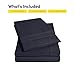 1500 Supreme Collection King Sheet Sets Navy Blue - Luxury Hotel Bed Sheets and Pillowcase Set for King Mattress - Extra Soft, Elastic Corner Straps, Deep Pocket Sheets, King Navy Blue
