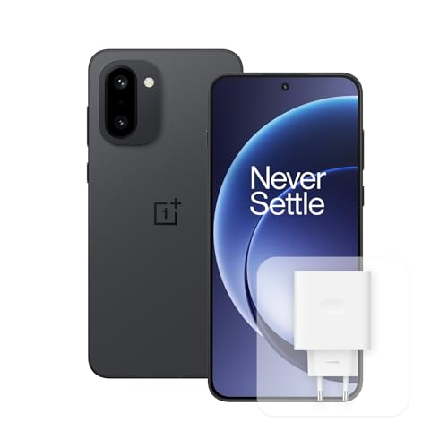 OnePlus 15R 5G AI Smartphone, 12GB RAM 512GB ROM, Écran AMOLED 6.83 165Hz, Snapdragon 8 Gen 5, Batterie 7400mAh Charge 80W SUPERVOOC, Triple Caméra 50MP, Résistant à l'eau IP68, Charcoal Black