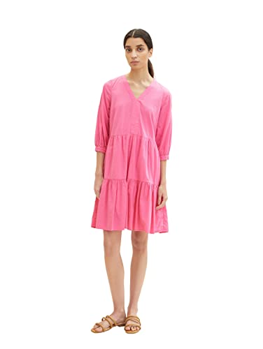 TOM TAILOR Damen 1036653 Kleid, 31647 - Nouveau Pink, 46