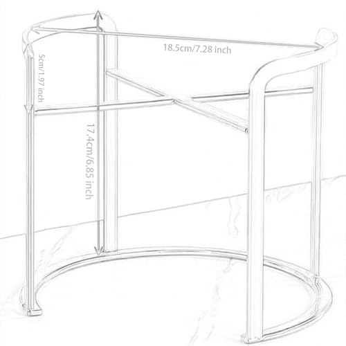 Support distributeur de boissons base ronde avec compartiment rangement - 3