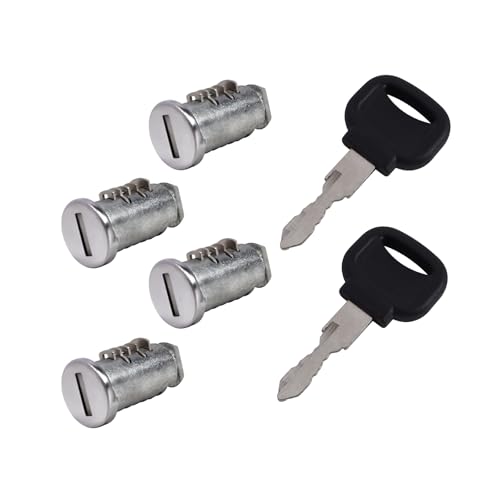 4 Pack Lock Cores Compatible with One-Key System Lock Cylinders,