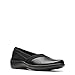 Clarks Black's Cora Charm Loafer, Black Leather, 7.5 Medium US