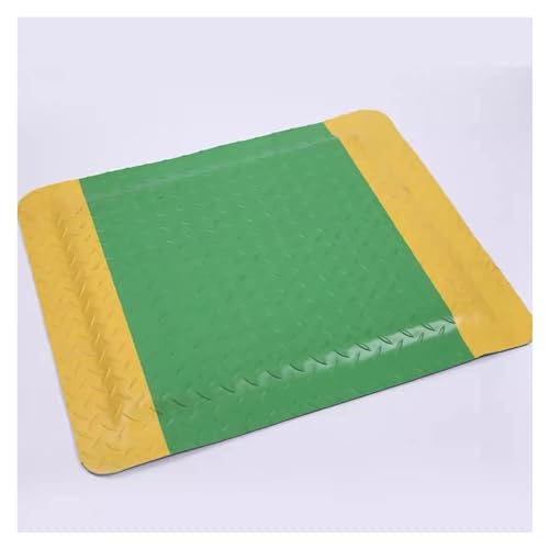 Tapis anti-fatigue industriel éponge vert 120x120cm epaisseur 20mm biseauté