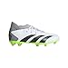Adidas Unisex Accuracy.3 Firm Ground White/Core Black/Lucid Lemon 3