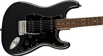 Squier Affinity Stratocaster HSS Laurel Klavye Kömür Frost Metalik Konser Çantası Frontman 15G Elektro Gitar Seti