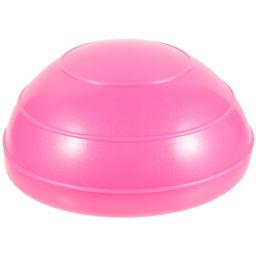 BESPORTBLE Mezza palla di equilibrio Trainer Esercizio Equilibrio Training Foot Massage Balls Semicerchio Yoga Ball Sport Step Ball Pilates Palla per Palestra Formazione Sport Rosy