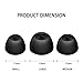 Replacement Eartips Compatible with Samsung Galaxy Buds 2 / Galaxy Buds Plus/Galaxy Buds, Silicone Earbuds Eartips Buds Cover Set