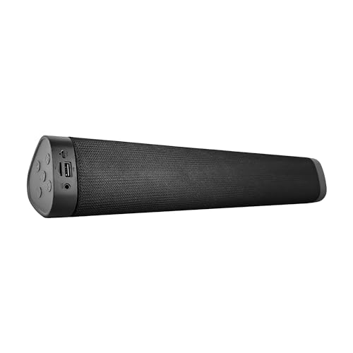 Image of HAPIPOLA SLIDER12 Bluetooth Speaker Immersive Audio | Good Bass | Light Weight 6 Hours Playback | Portable | Built in mic | TWS Pairing Support | dustproof | handfree Calling | Black