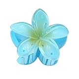 New 2026 Gradient Large Flower Acrylic Hairpin, Women's Sweet Hair Claw Crab Clip Hawaiian Tiara Bohemian Beach Accessory Jewelry Fashion Accessories Creative Gift