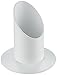 Produktbild Rayher Kerzenhalter, aus Metall, ideal für Stabkerzen, Stumpenkerzen, Tafelkerzen Taufkerzen und Kommunionkerzen - Kerzenständer, Kerzenleuchter, ø 40 mm, weiß matt