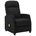 Produktbild vidaXL Massagesessel mit Heizung TV Sessel Fernsehsessel Relaxsessel Polstersessel Ruhesessel Liegesessel Ledersessel Schwarz Kunstleder
