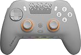 Scuf ENVISION PRO V2 (2025) Mando de Juegos Inal�mbrico S�lo Para PC ? Pulgares Antideriva ? Cinco Teclas G Extra�bles ? Palas Traseras Extra�bles ? Activadores Instant�neos ? Gris Claro