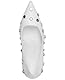 DKNY Damen Mickel Studs HIGH Heels, White, 39.5 EU