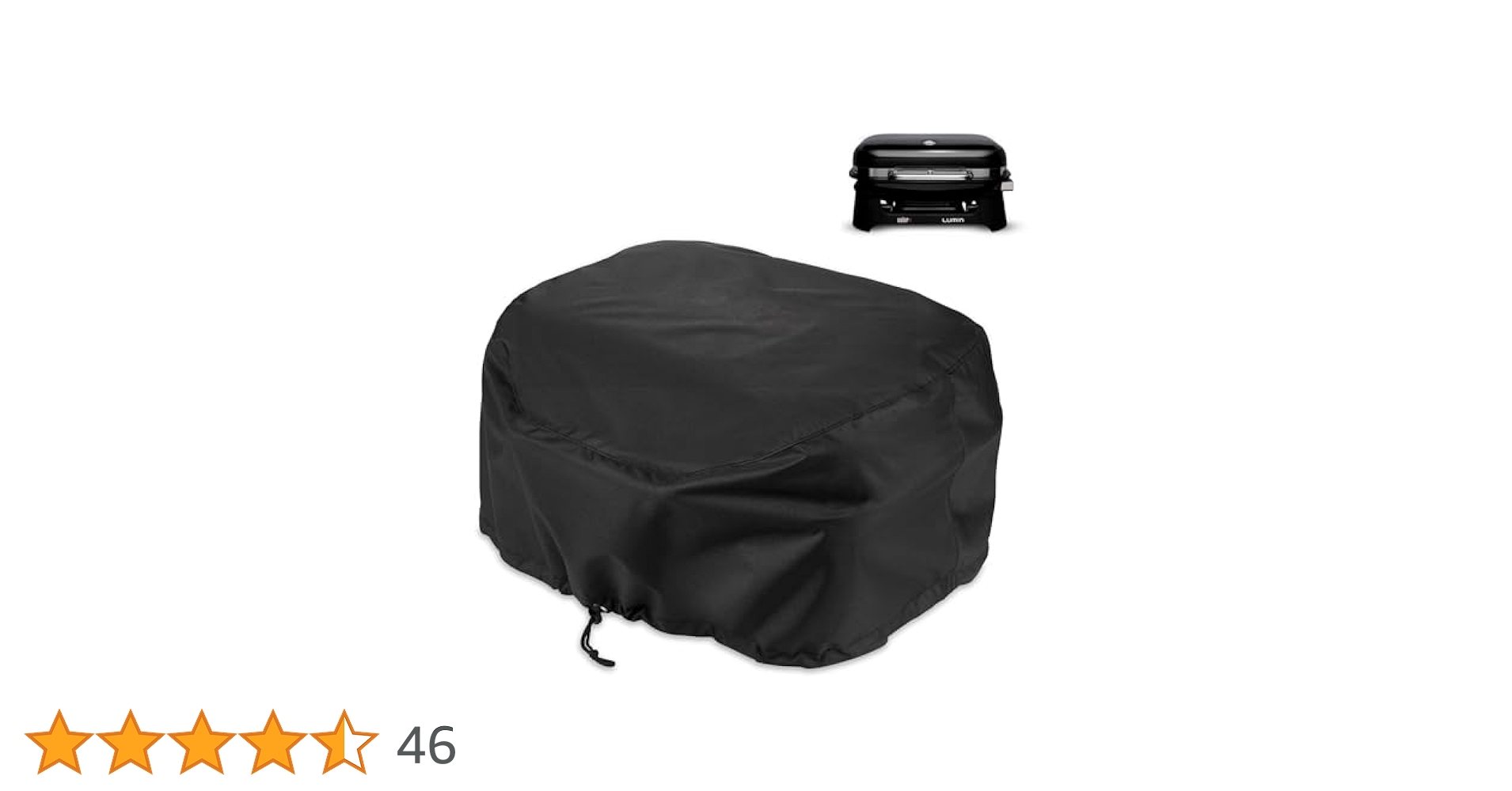 Copertura Griglia Elettrica Weber Lumin | Impermeabile 600D, Con Supporto