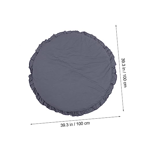 TOYANDONA Kruipende Deken Kids Play Mat Circulaire Tapijt Kids Ronde Tapijt Baby Kruipen Tapijt Ronde Gebied Tapijt Vloerkleed Baby Kruipen Spelen Tapijt Baby Kruipen Tapijt Baby Spelen - Afbeelding 3