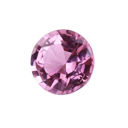 Tourmaline rose naturelle 6 mm pierre ronde 1 Ct pour bague et pendentif