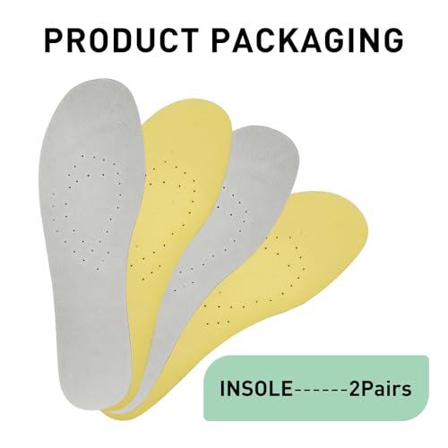 2 pares de plantillas para hombre, reemplazo cómodo y ligero miniatura 2
