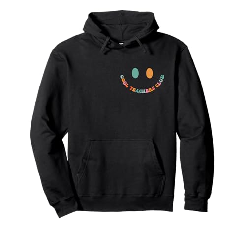 Groovy Cool Teachers Club Lehrer vorne und hinten Pullover Hoodie