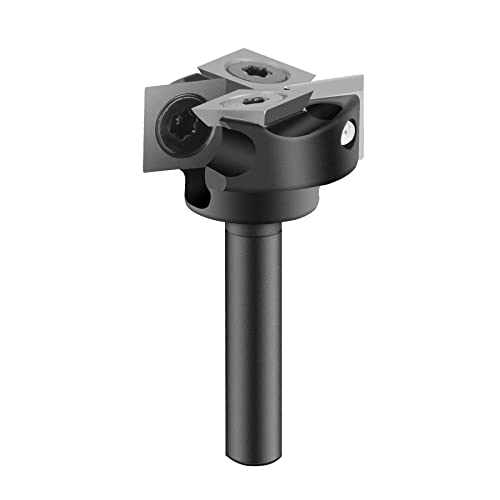 Spetool Cnc Spoilborad Surfaing Router Bit 1" Cutting Diameter 2+2 Flute With 1/4" Shank Router Planning Dado Cleaning Planer Bit #TOP22