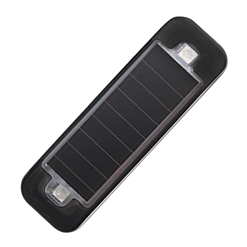 Generico Fanale posteriore per biciclette, luce solare per bici - Piccola lampada LED ad alta sensibilità per ciclismo - Luci da ciclismo adesive impermeabili per veicoli e motocicli