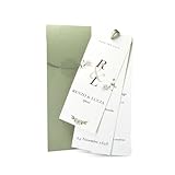 Doni Bomboniere Hochzeit 30 Stück Einladung bestehend aus 3 Hochzeitskarten Salbeigrün Geschenkideen komplett originell günstig