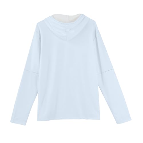 Mens Hooded Sweatshirt Casual Long Sleeve Hoodies Drawstring Workout Pullover with Pocket4