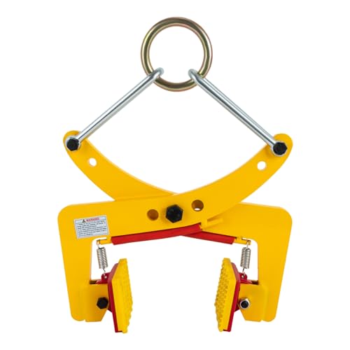280KG Granite Slab Lifting Clamp, Stone Lifting Clamps, Vertical Stone Clamp, Heavy Duty Stone Carrying Clamps for Lifting and Transporting, 12-24cm Opening Size