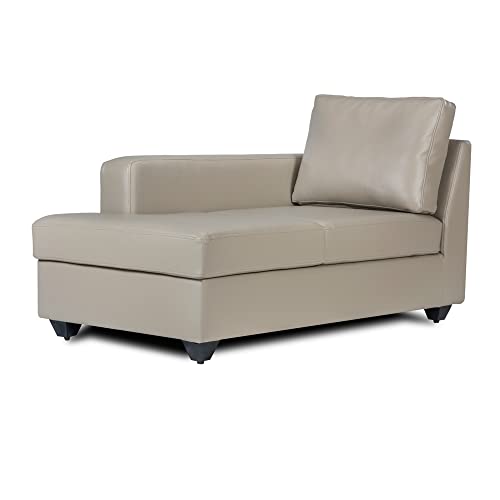 Image of Wakefit 3 Seater Sofa Set | 3 Year Warranty | Wooden Sofa for Living Room, Right Aligned - Napper(Jindal : Cappuccino)