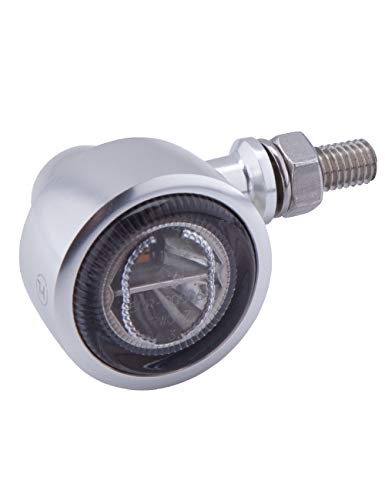 Clignotant LED HIGHSIDER CLASSIC-X1 argent feu de signalisation moto custom - 3