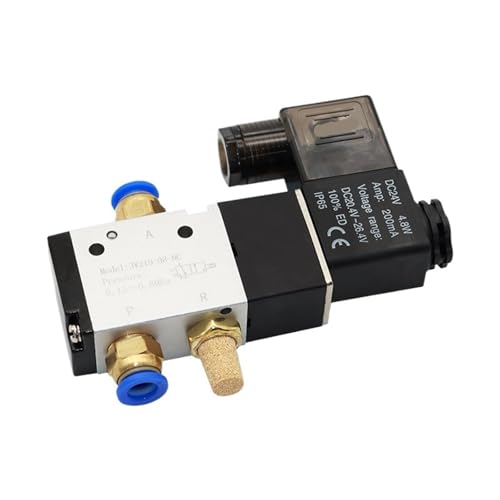 Vanne magnétique à gaz 3V210-08 avec raccords PC 10mm pour commutation rapide - 3