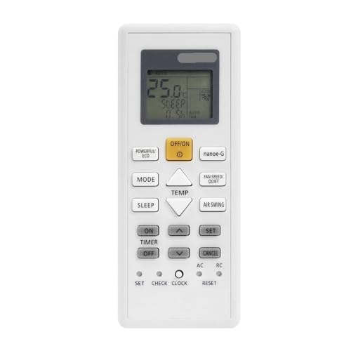 Control Remoto de Aire Acondicionado A75C18090 for Controlador de Aire Acondicionado Panasonic Inverter A/C