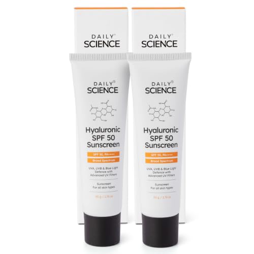 Hyaluronic In-Vivo Tested SPF 50 PA++++ Sunscreen, Matte No White...
