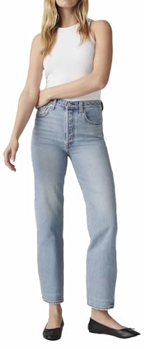 Levi's Ribcage Straight Ankle Jeans, Let's Share, 29W / 27L Donna