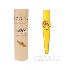 Alnicov Kazoo en alliage d’aluminium avec 5 membranes de flûte de kazoo et une belle boîte pour instruments de musique… - Les Beatles, Paul McCartney, John Lennon, RIngo Starr, George Harrison Alnicov Kazoo en alliage d'aluminium avec 5 membranes de flûte de kazoo et une belle boîte pour instruments de musique… – Image 2