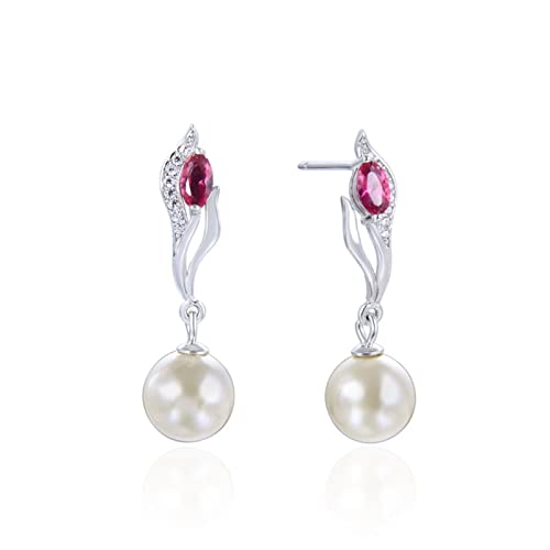 Pendentif en argent perle marquise en zircone à vis le cadeau d'anniversaire parfait