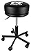 Performance Tool W85033 Extra-Thick Big Top Pneumatic Rolling Shop Stool for Mechanic Garages and Workshops, Black, 19x19x18.5 inches