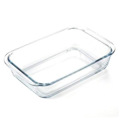 Fuente para hornear de vidrio rectangular de borosilicato para horno 2
