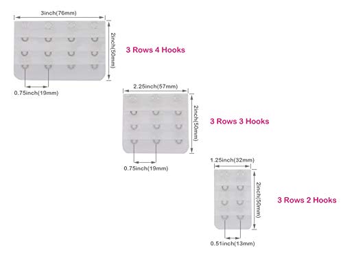 Tamlien Bra Extender 2 Hook/3 Hook/4 Hook/5 Hook, Soft and Comfortable Bra Extension4